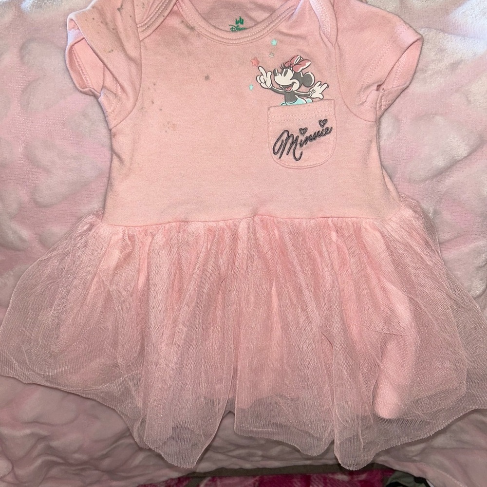 Disney Baby Pink Minnie Outfit